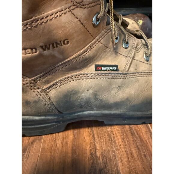 Men\'s Red Wing Safety Toe Boots ASTM2413-05 EH Waterproof No 2280 - Sz 12 (CC4) main image 8